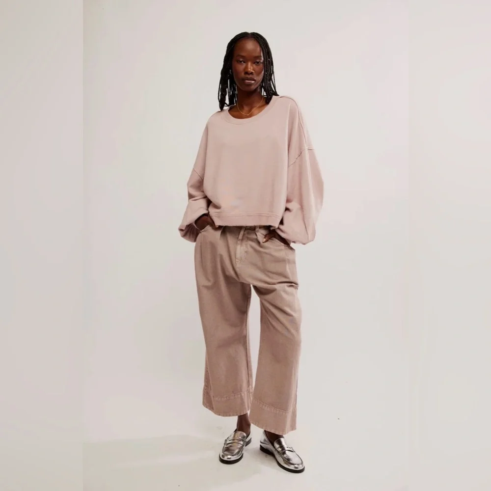 NWT Free People Trish Sweatshirt